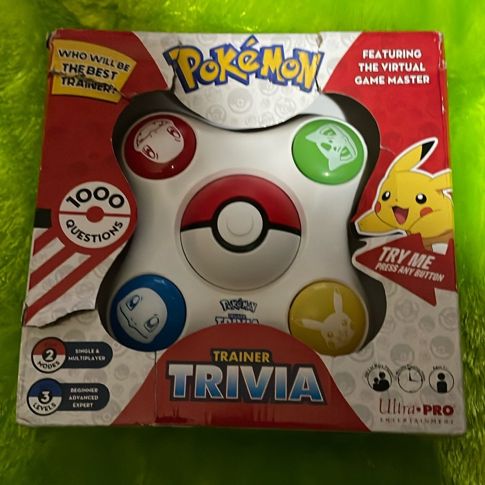 Pokémon trivia game